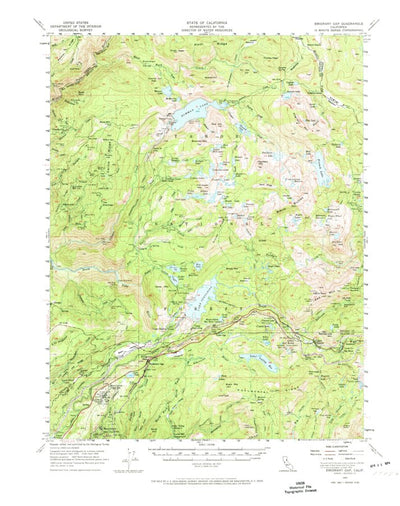 United States Geological Survey Emigrant Gap, CA (1955, 62500-Scale) digital map