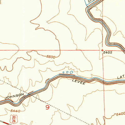 United States Geological Survey Emigrant Gap NE, WY (1950, 24000-Scale) digital map