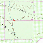 United States Geological Survey Emigrant Hill, CA (1953, 24000-Scale) digital map