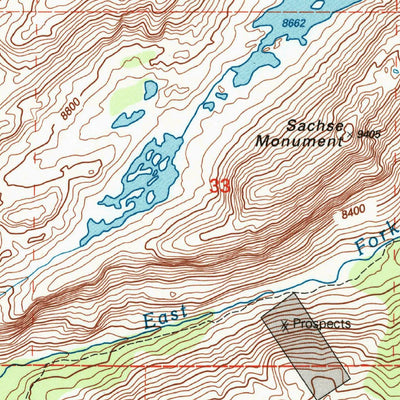United States Geological Survey Emigrant Lake, CA (2001, 24000-Scale) digital map