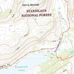 United States Geological Survey Emigrant Lake, CA (2021, 24000-Scale) digital map