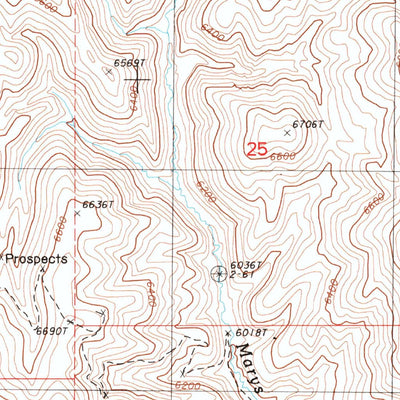 United States Geological Survey Emigrant Pass, NV (1986, 24000-Scale) digital map
