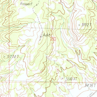 United States Geological Survey Emigrant Pass, NV (1989, 24000-Scale) digital map
