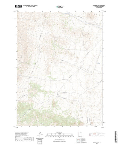United States Geological Survey Emigrant Pass, UT (2023, 24000-Scale) digital map