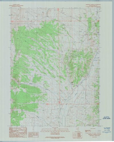 United States Geological Survey Emigrant Springs, NV (1989, 24000-Scale) digital map