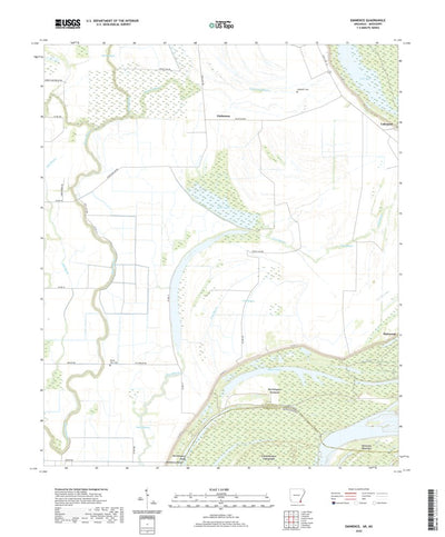 United States Geological Survey Eminence, AR (2020, 24000-Scale) digital map