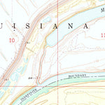 United States Geological Survey Eminence, AR-MS (1970, 24000-Scale) digital map