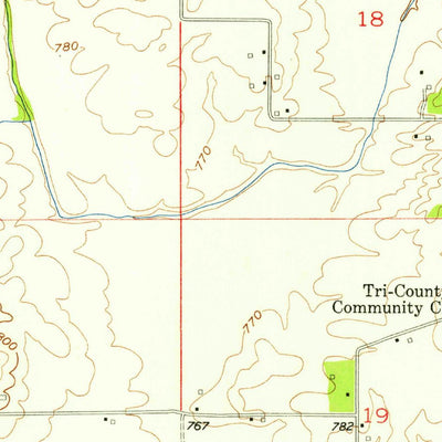 United States Geological Survey Eminence, IN (1956, 24000-Scale) digital map