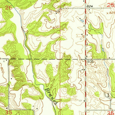 United States Geological Survey Eminence, IN (1956, 24000-Scale) digital map