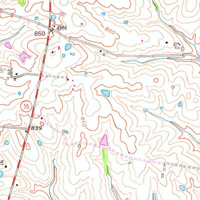 United States Geological Survey Eminence, KY (1954, 24000-Scale) digital map