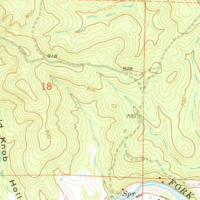 United States Geological Survey Eminence, MO (1965, 24000-Scale) digital map