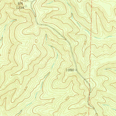 United States Geological Survey Eminence, MO (1965, 24000-Scale) digital map