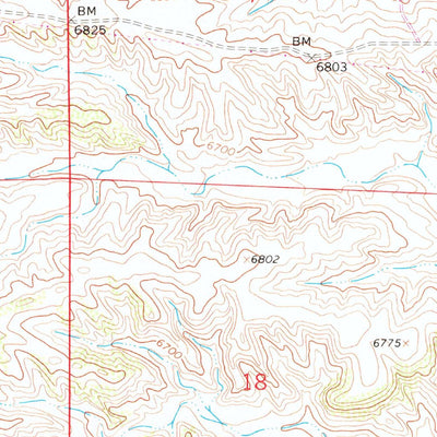 United States Geological Survey Emkay, WY (1962, 24000-Scale) digital map