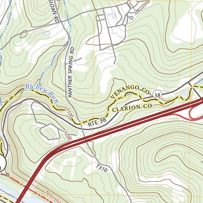 United States Geological Survey Emlenton, PA (2023, 24000-Scale) digital map