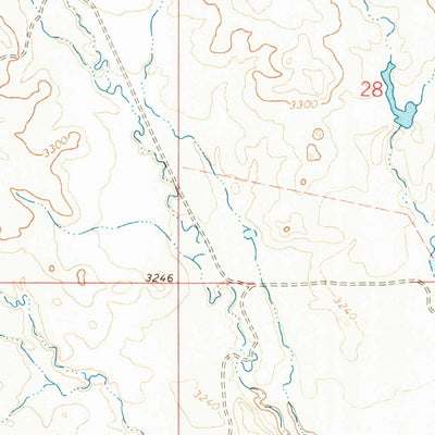 United States Geological Survey Emma Butte, MT (1965, 24000-Scale) digital map