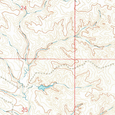United States Geological Survey Emma Butte, MT (1965, 24000-Scale) digital map