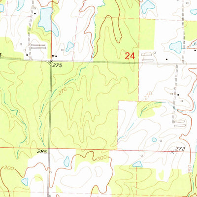 United States Geological Survey Emmet, AR (1973, 24000-Scale) digital map