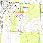United States Geological Survey Emmet, AR (1973, 24000-Scale) digital map