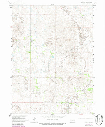 United States Geological Survey Emmet SE, NE (1964, 24000-Scale) digital map