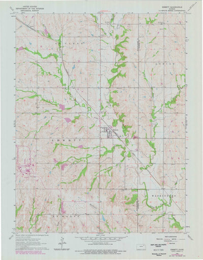United States Geological Survey Emmett, KS (1964, 24000-Scale) digital map
