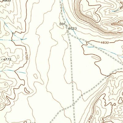 United States Geological Survey Emory Corral, TX (1973, 24000-Scale) digital map