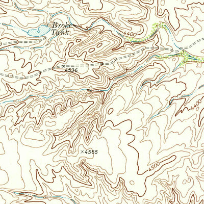 United States Geological Survey Emory Corral, TX (1973, 24000-Scale) digital map