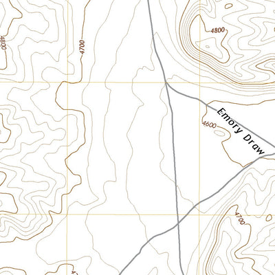 United States Geological Survey Emory Corral, TX (2022, 24000-Scale) digital map