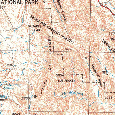United States Geological Survey Emory Peak, TX (1959, 250000-Scale) digital map