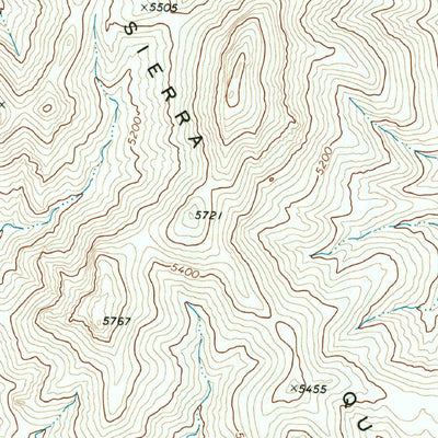 United States Geological Survey Emory Peak, TX (1971, 24000-Scale) digital map