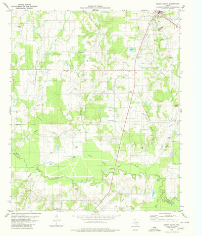 United States Geological Survey Emory South, TX (1980, 24000-Scale) digital map