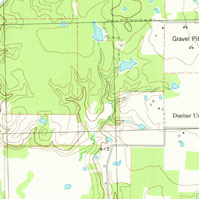 United States Geological Survey Emory South, TX (1980, 24000-Scale) digital map