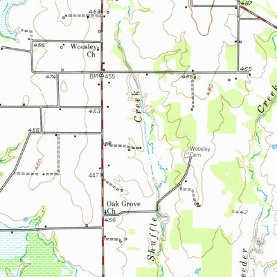 United States Geological Survey Emory, TX (1956, 62500-Scale) digital map