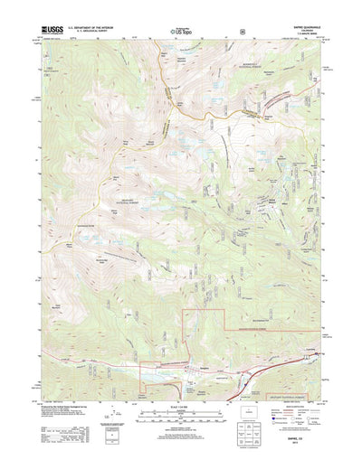 United States Geological Survey Empire, CO (2013, 24000-Scale) digital map