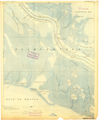 United States Geological Survey Empire, LA (1892, 62500-Scale) digital map