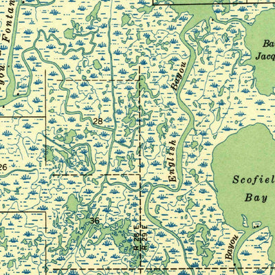United States Geological Survey Empire, LA (1941, 62500-Scale) digital map