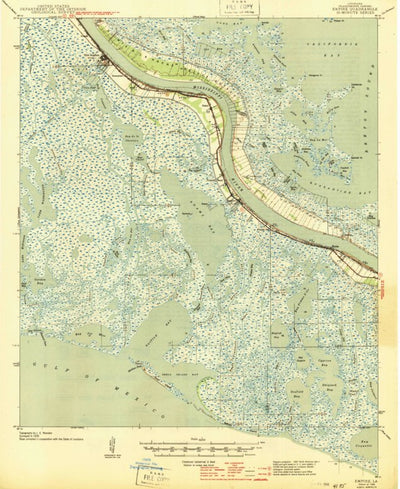 United States Geological Survey Empire, LA (1944, 62500-Scale) digital map