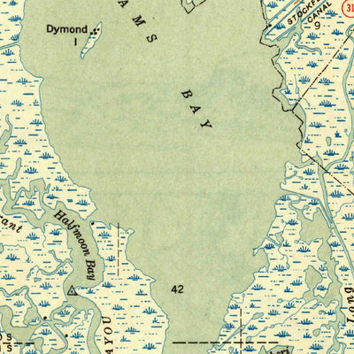 United States Geological Survey Empire, LA (1944, 62500-Scale) digital map