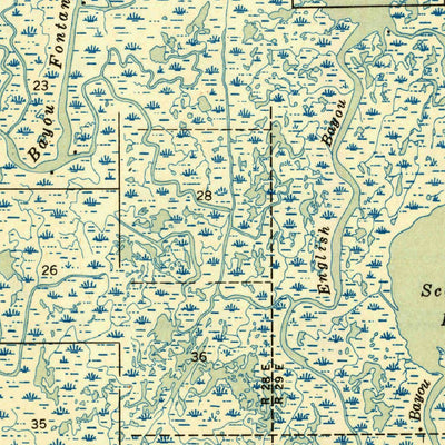 United States Geological Survey Empire, LA (1944, 62500-Scale) digital map