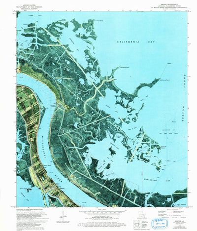 United States Geological Survey Empire, LA (1973, 24000-Scale) digital map