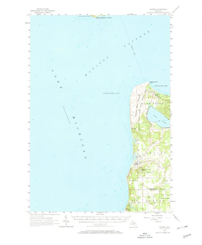 United States Geological Survey Empire, MI (1957, 62500-Scale) digital map