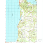United States Geological Survey Empire, MI (1983, 25000-Scale) digital map