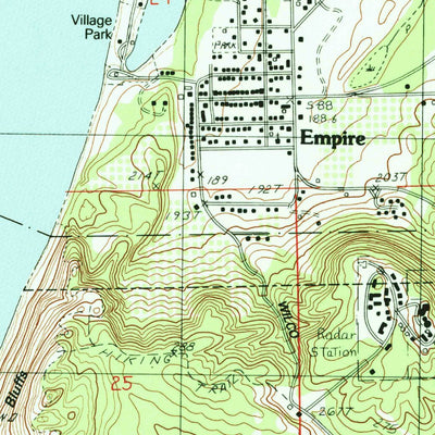 United States Geological Survey Empire, MI (1998, 24000-Scale) digital map