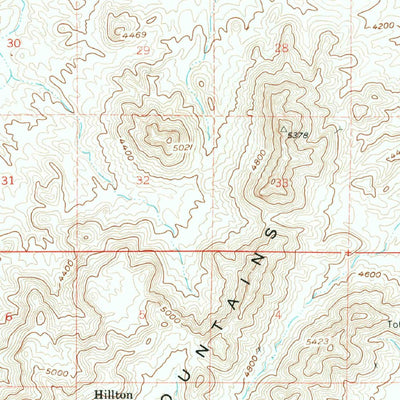 United States Geological Survey Empire Mountains, AZ (1958, 62500-Scale) digital map
