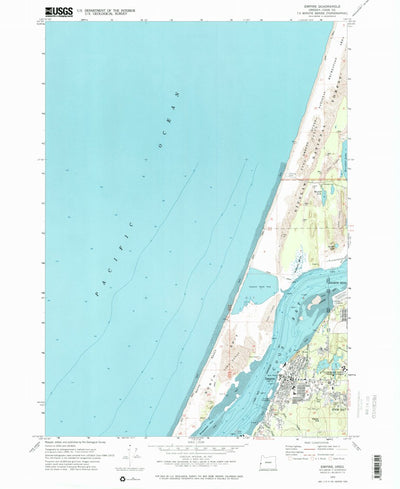 United States Geological Survey Empire, OR (1970, 24000-Scale) digital map