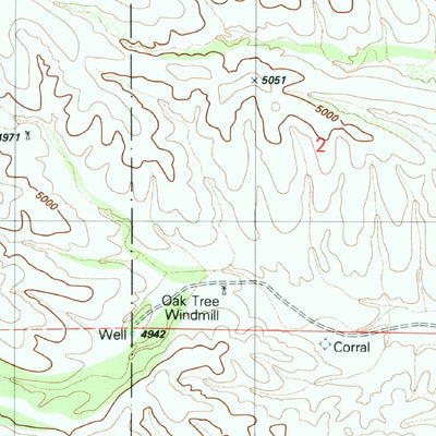 United States Geological Survey Empire Ranch, AZ (1981, 24000-Scale) digital map