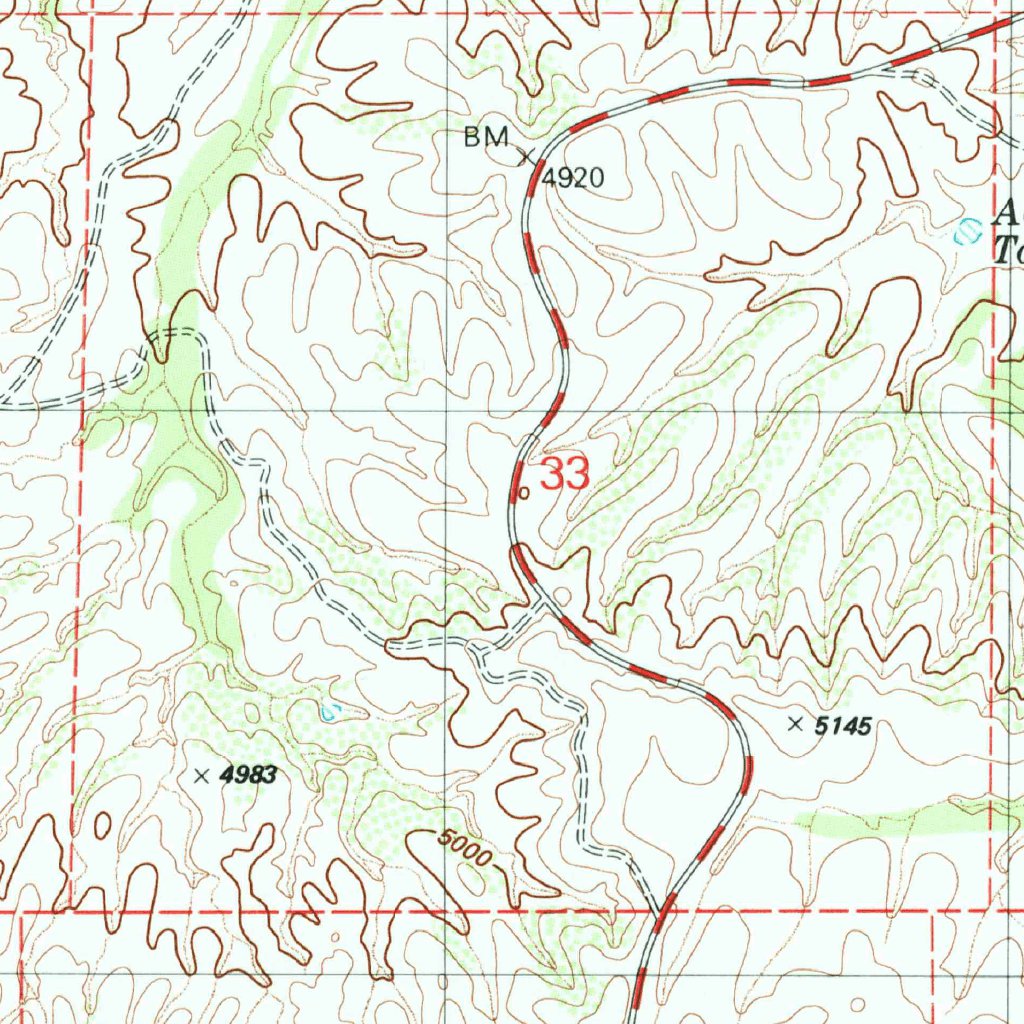 Empire Ranch, AZ (1981, 24000-Scale) Map by United States Geological ...