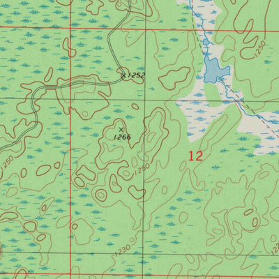 United States Geological Survey Empire Swamp, WI (1983, 24000-Scale) digital map