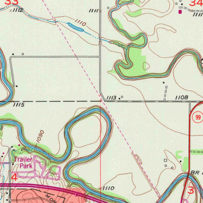 United States Geological Survey Emporia, KS (1957, 24000-Scale) digital map