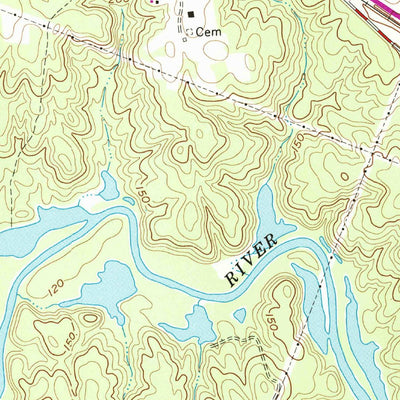 United States Geological Survey Emporia, VA (1963, 24000-Scale) digital map