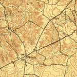 United States Geological Survey Emporia, VA-NC (1919, 62500-Scale) digital map